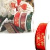 NASTRO TNT DECORAZIONE NIDO APE ROSSO ORO 40 MM x 50 MT