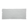 PIATTO RETTANGOLARE MELAMINA CM 18x40 EFFETTO ARDESIA BIANCO