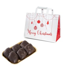 BUSTA CARTA SHOPPER CM 32x20x23 PASTICCERIA MERRY CHRISTMAS
