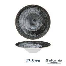 Piatto in Porcellana Black Round K-Bowl 27,5 cm | RagStore.it