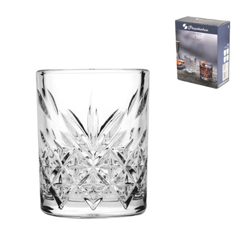 BICCHIERI VETRO TIMELESS ACQUA 34 CL -  4 Pz