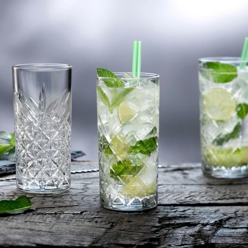 BICCHIERI VETRO TIMELESS BIBIATA LONG DRINK 45 CL - 4 Pz