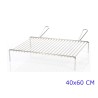 GRATICOLA A TONDINO CROMATA 2 MANIGLIE CM 40x60