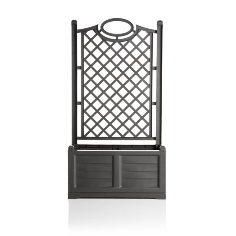 vaso fioriera rettangolare con separatore cm 80 x 150 h