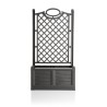 vaso fioriera rettangolare con separatore cm 80 x 150 h