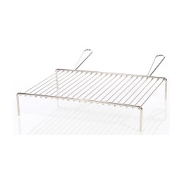 GRATICOLA A TONDINO CROMATA 2 MANIGLIE CM 35x60