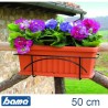 Balconetta porta fiori Iris Bama con ferro nero cm 50