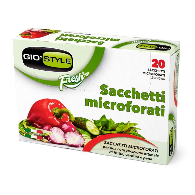 BUSTE MICROFORATE FRESH PER VERDURE CM 29x42 - 20 Pz