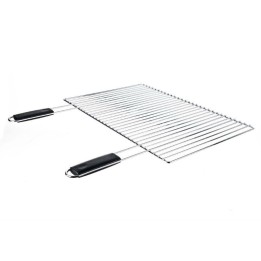 GRATICOLA A TONDINO CROMATA SENZA PIEDI CM 77,5x35