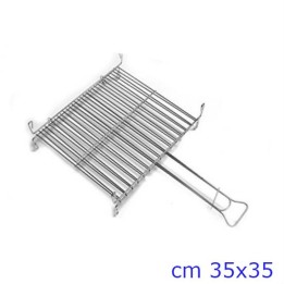 GRATICOLA A TONDINO DOPPIA CROMATA CM 35x35