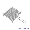 GRATICOLA A TONDINO DOPPIA CROMATA CM 35x35