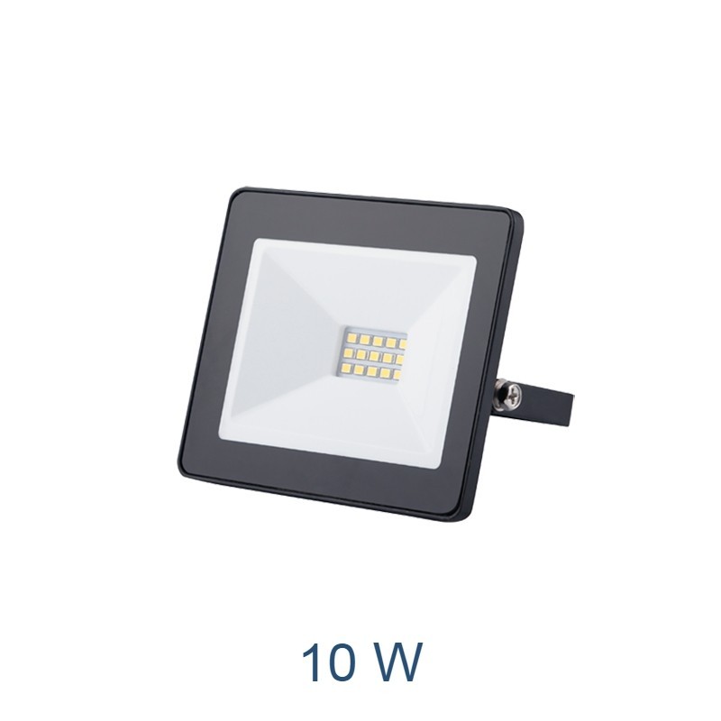 FARETTO PROIETTORE LED 10W ESTERNO IP65 NERO