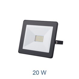 FARETTO PROIETTORE LED 20W ESTERNO IP65 NERO