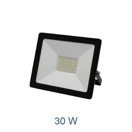 FARETTO PROIETTORE LED 30W ESTERNO IP65 NERO