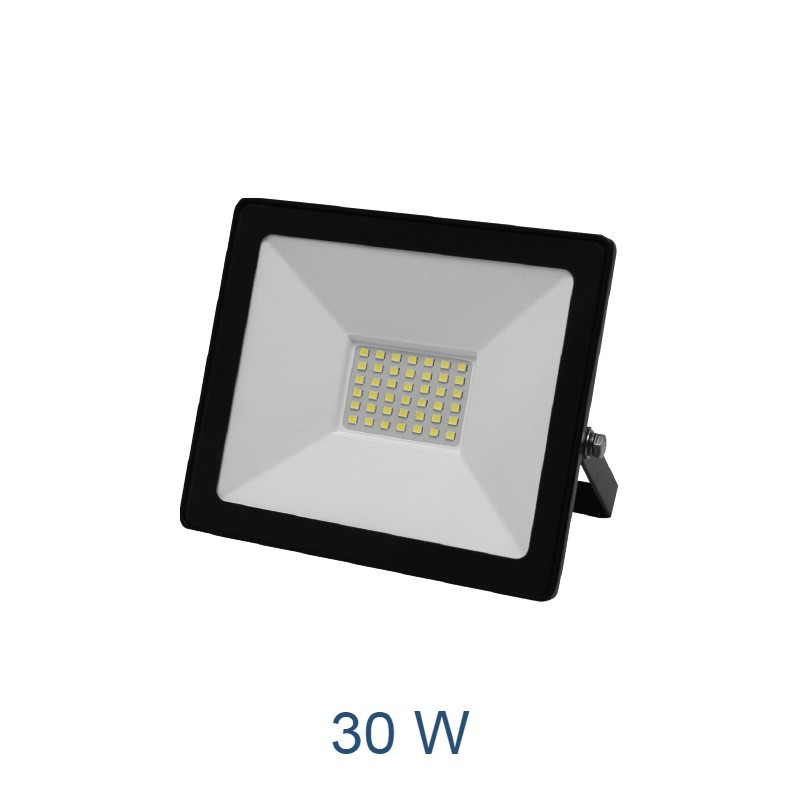 FARETTO PROIETTORE LED 30W ESTERNO IP65 NERO