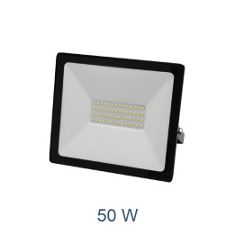 FARETTO PROIETTORE LED 50W ESTERNO IP65 NERO