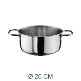 CASSERUOLA ACCIAIO INOX PLUS CM 20