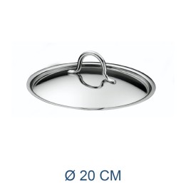 COPERCHIO ACCIAIO INOX PRIMA CM 20
