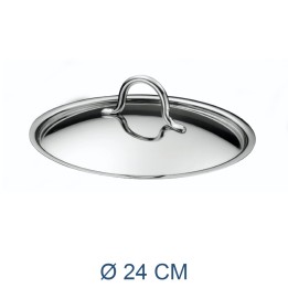 COPERCHIO ACCIAIO INOX PRIMA CM 24