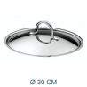 COPERCHIO ACCIAIO INOX PRIMA CM 30