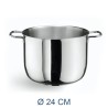 PENTOLA ACCIAIO INOX ECOLINE CM 24