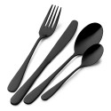 SERVIZIO POSATE PINTINOX ACCIAIO INOX ROYAL CARBON 24 PZ