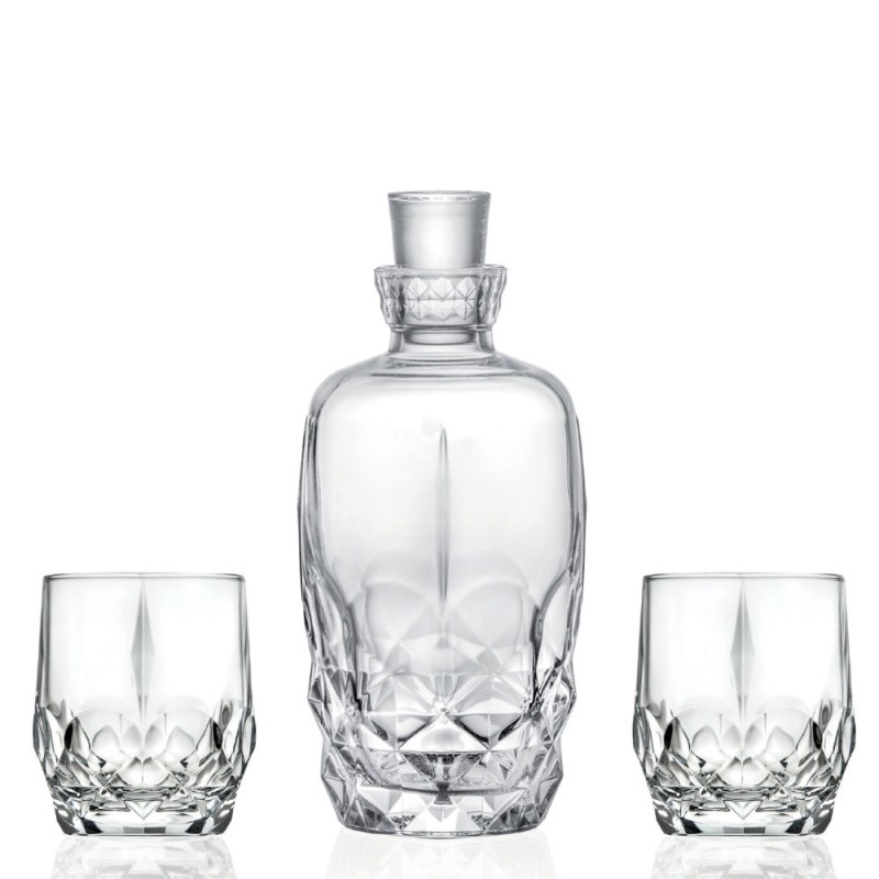 Set regalo bicchieri e bottiglia alkemist whisky RCR
