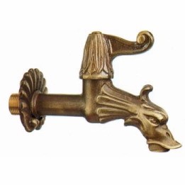 GRIFONE A LEVA IN OTTONE