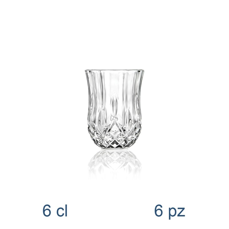 6 Bicchieri RBR Opera per liquore (EAN 8007815259823)