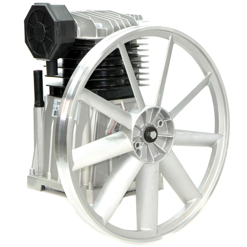 GRUPPO POMPANTE COMPRESSORE ARIA 476 L/MIN TESTATA 2 CILINDRI 1 STADIO 3KW 4 HP