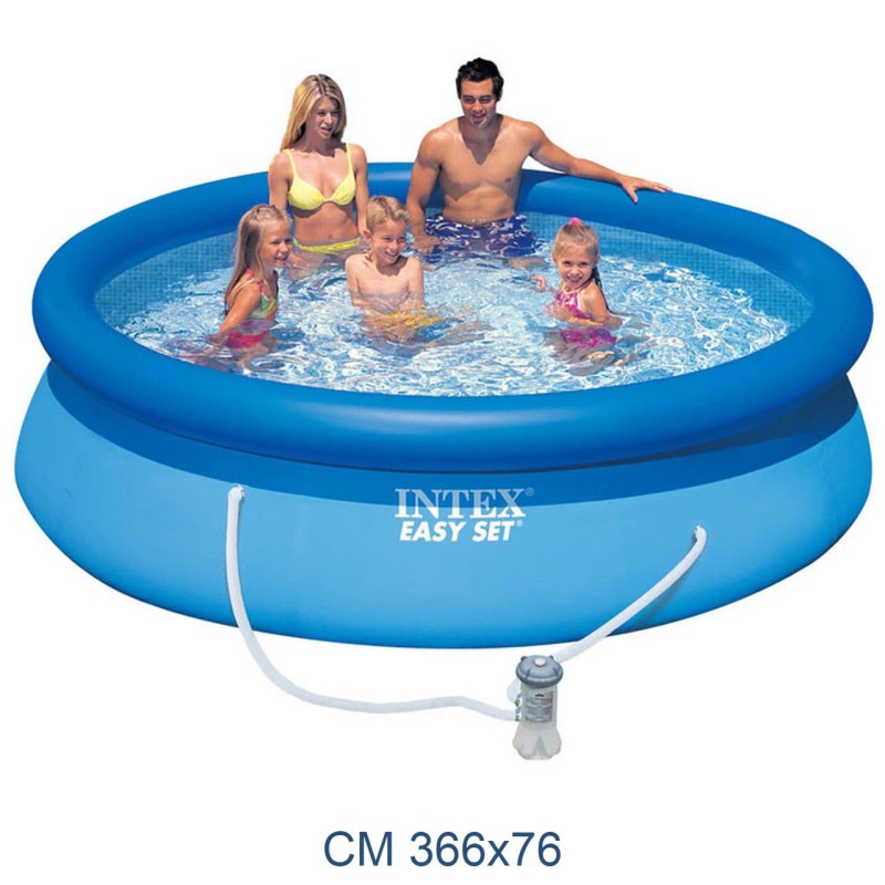 Piscina intex fuori terra rotonda cm 366 con pompa