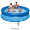 Piscina intex fuori terra rotonda cm 366 con pompa