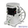GRUPPO POMPANTE COMPRESSORE ARIA 800 L/MIN TESTATA 2 CILINDRI 2 STADI 5,5KW 7,5 HP
