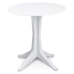 Tavolo rotondo in plastica Levante cm 70 Bianco - ProGarden