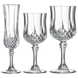 Servizio completo 18 pezzi bicchieri Longchamp Arc International con calici vino e flute