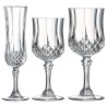 Servizio completo 18 pezzi bicchieri Longchamp Arc International con calici vino e flute