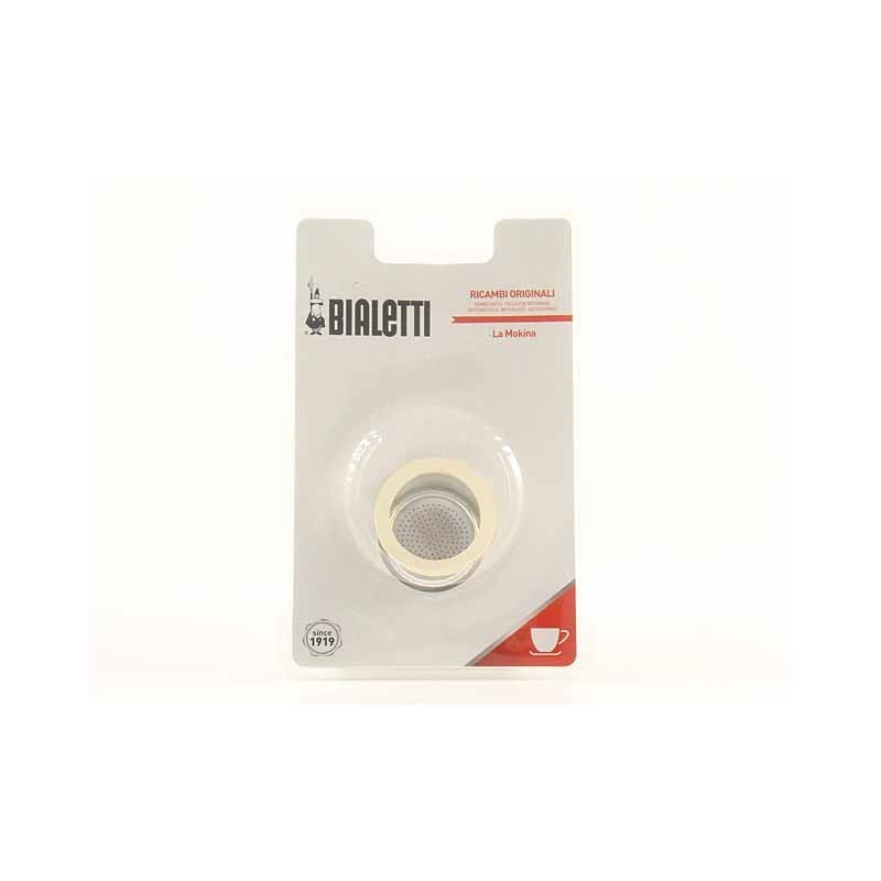 GUARNIZIONE CAFFETTIERA MOKA BIALETTI 1/2 Tz 1 Pz+FILTRO