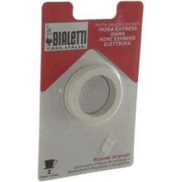 GUARNIZIONE CAFFETTIERA MOKA BIALETTI 2 Tz 3 Pz+FILTRO