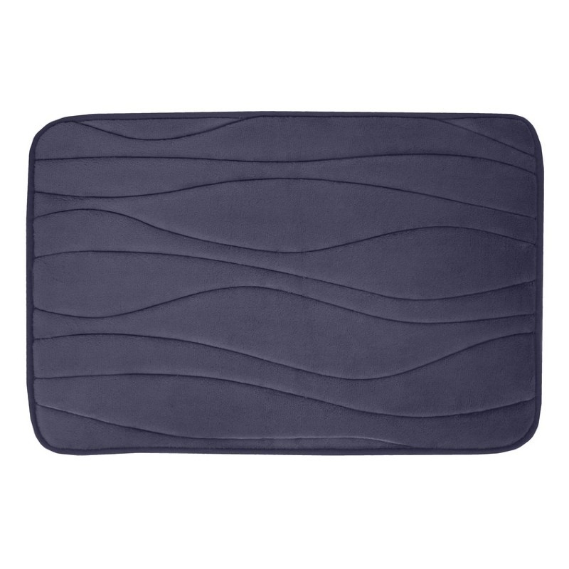 TAPPETO IN MEMORY DA BAGNO DOCCIA CM 60x40 BLU