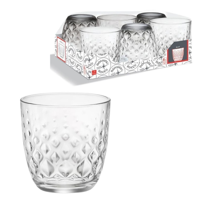 BICCHIERE GLIT ACQUA TRASPARENTE 29 CL Pz 6