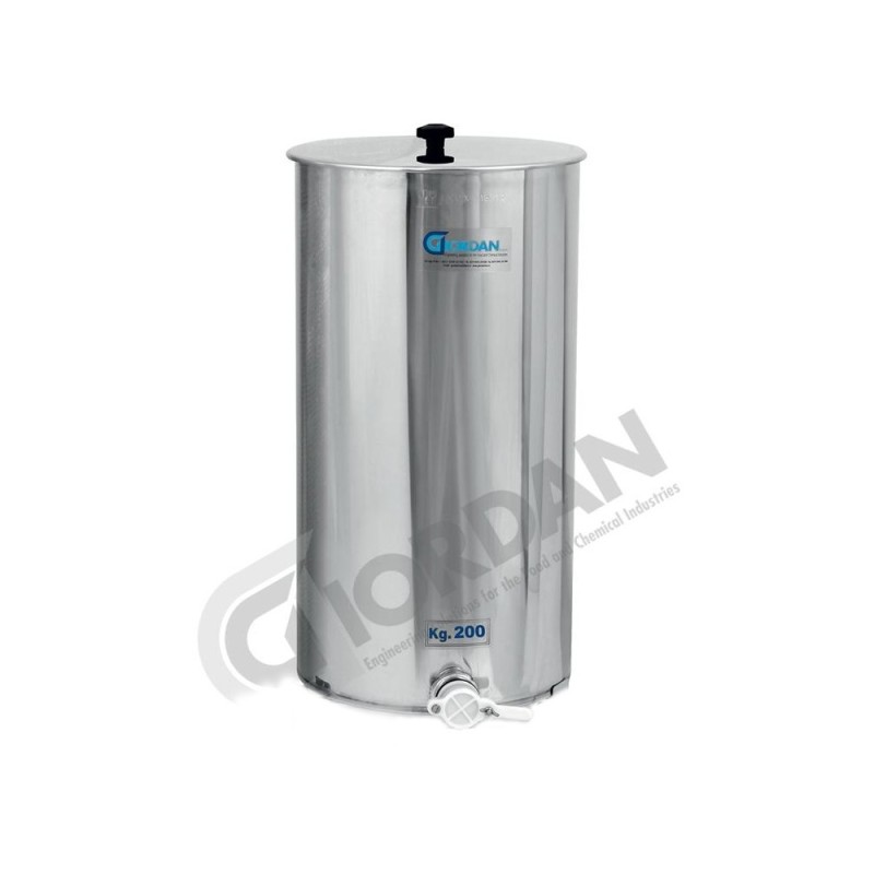 MATURATORE INOX KG 200 CON RUBINETTO PLASTICA