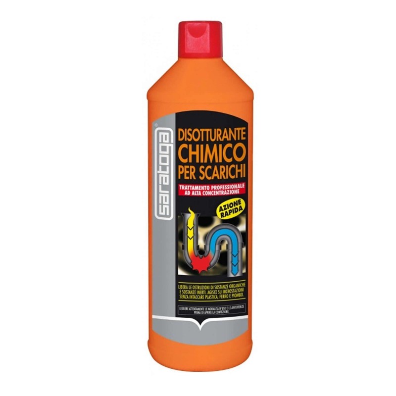 DISGORGANTE LIQUIDO PER SCARICHI AD AZIONE RAPIDA 1 LT
