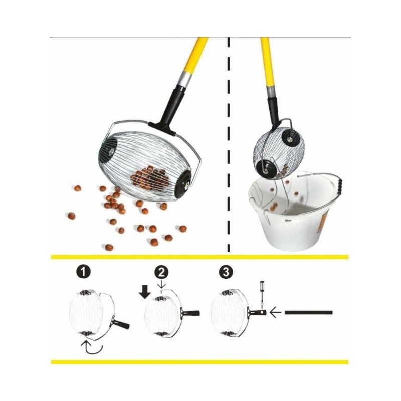 RACCOGLITORE MANUALE ROTORACC PICCOLO 10-30