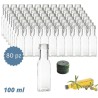 kit bottiglie trasparenti per campioni olio da 100 ml