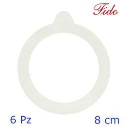 GUARNIZIONI PER BARATTOLI FIDO CM 8 - Pz 6