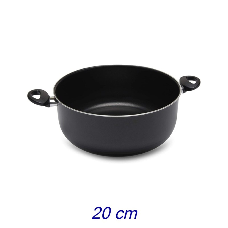 CASSERUOLA ALLUMINIO ANTIADERENTE JUMBO CM 20