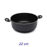 CASSERUOLA ALLUMINIO ANTIADERENTE JUMBO CM 22