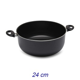CASSERUOLA ALLUMINIO ANTIADERENTE JUMBO CM 24