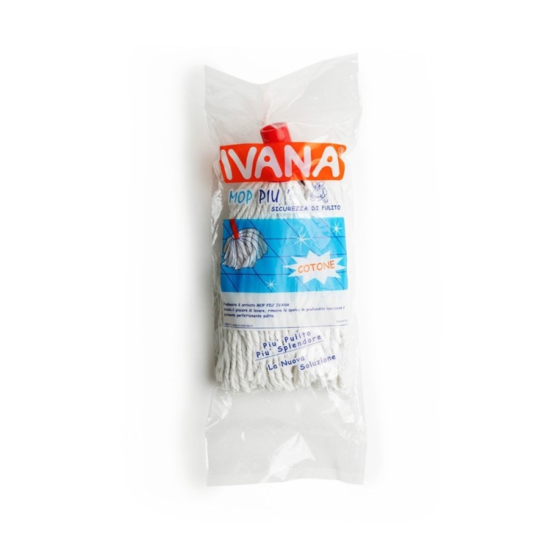 RICAMBIO MOP PIU' COTONE BIANCO