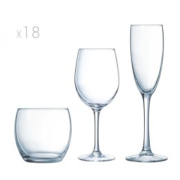 SERVIZIO BICCHIERI TAVOLA ESSENTIAL CALICI 18 Pz
